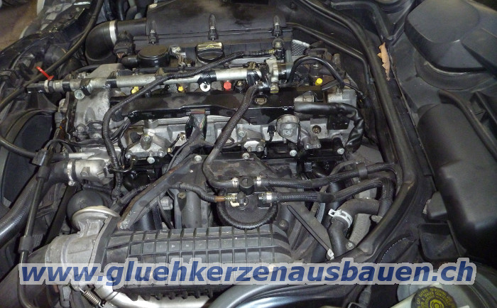 Abgerissene Glühkerze
                      ausbauen aus Mercedes W210 mit 2.7 Motor